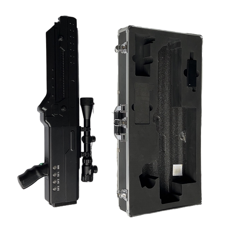  胡场镇手持便携式枪型低空防御反制四通道A型