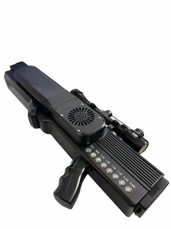  胡场镇手持便携式枪型低空防御反制八通道